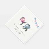 Serviette En Papier Papier Ninja (Coin)