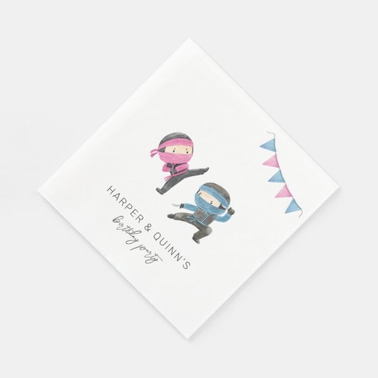 Serviette En Papier Papier Ninja (Coin)