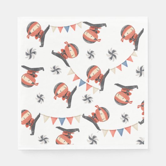 Serviette En Papier Papier Ninja (Devant)