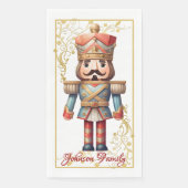 Serviette En Papier Papier Noisette de Noël Napkin (Devant)