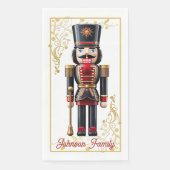 Serviette En Papier Papier Noisette de Noël Napkin (Devant)