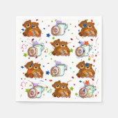 Serviette En Papier Papier, Nounours (Devant)
