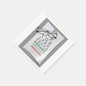 Serviette En Papier Papier Optométriste (Coin)