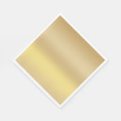 Serviette En Papier Papier or (Coin)