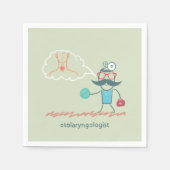 Serviette En Papier Papier Otolaryngologue Napkins (Devant)