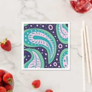 Serviette En Papier Papier Paisley personnalisable Napkin