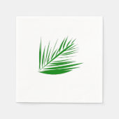 Serviette En Papier Papier Palm Leaf serviettes (Devant)
