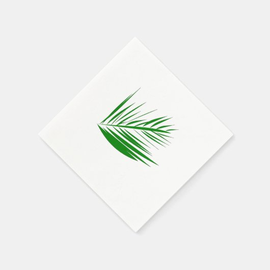 Serviette En Papier Papier Palm Leaf serviettes (Coin)