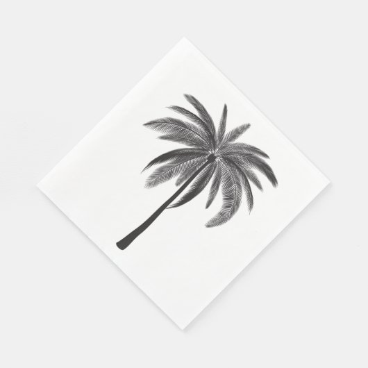 Serviette En Papier Papier Palm Tree Napkin (Coin)