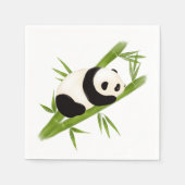 Serviette En Papier Papier Panda Bear Napkin (Devant)