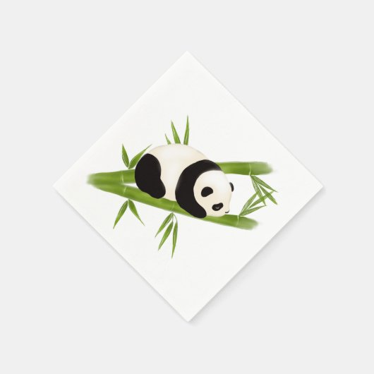 Serviette En Papier Papier Panda Bear Napkin (Coin)
