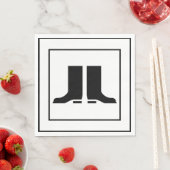 Serviette En Papier Papier panneau Gumboot (En situation)