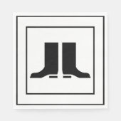 Serviette En Papier Papier panneau Gumboot (Devant)