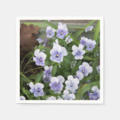 Serviette En Papier Papier Pansy Violet (Devant)
