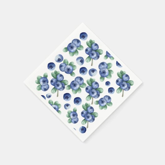 Serviette En Papier papier papier à papier à bleuet (Coin)