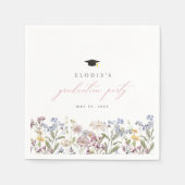 Serviette En Papier Papier Papier Papier Papier Papier fleur sauvage N (Devant)