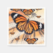Serviette En Papier Papier papillon monarque (Devant)