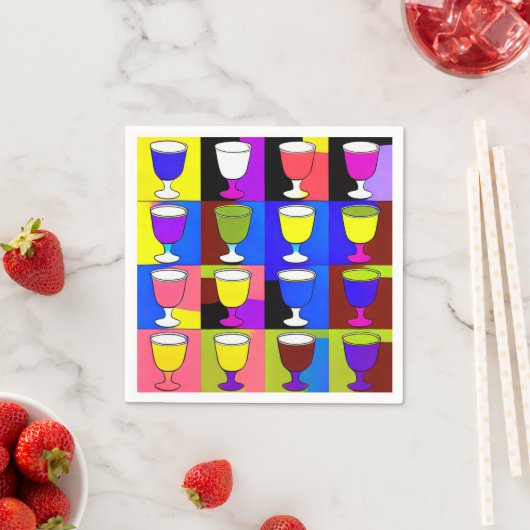 Serviette En Papier Papier Pâque Napkin (En situation)