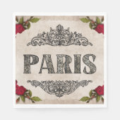 Serviette En Papier Papier Paris Napkin (Devant)