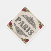 Serviette En Papier Papier Paris Napkin (Coin)