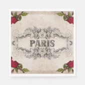 Serviette En Papier Papier Paris Napkin (Devant)