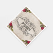 Serviette En Papier Papier Paris Napkin (Coin)