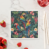 Serviette En Papier Papier Parrot Jungle (En situation)