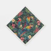 Serviette En Papier Papier Parrot Jungle (Coin)