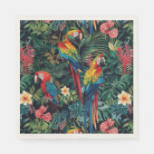 Serviette En Papier Papier Parrot Jungle (Devant)