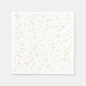 Serviette En Papier Papier Parties scintillant or pour enfant (Devant)