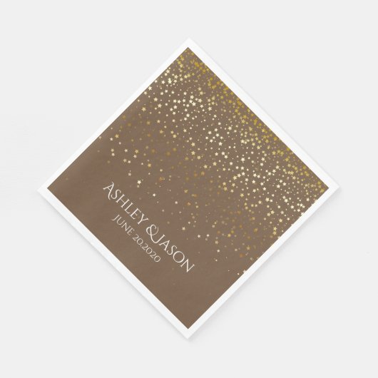 SERVIETTE EN PAPIER PAPIER PARTY DISPOSABLE NAPKINS PETITE ÉTOILES D'O (Coin)