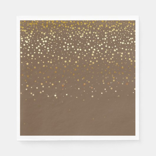 SERVIETTE EN PAPIER PAPIER PARTY DISPOSABLE NAPKINS PETITE ÉTOILES D'O (Devant)
