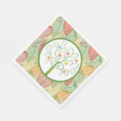 Serviette En Papier Papier pastel d'automne (Coin)