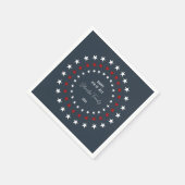 Serviette En Papier Papier Patriotique Personnalisable (Coin)