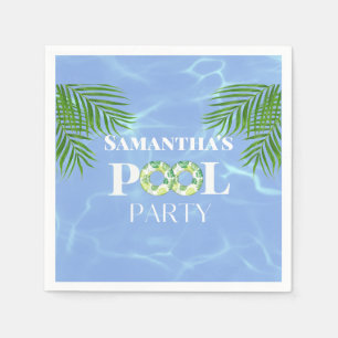 Serviette En Papier Papier Patte Piscine