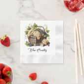 Serviette En Papier Papier Pays Vin (En situation)
