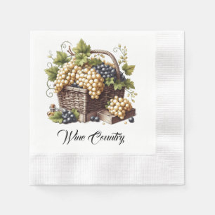 Serviette En Papier Papier Pays Vin