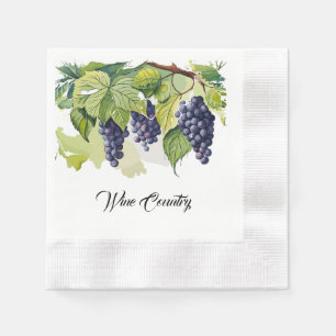 Serviette En Papier Papier Pays Vin