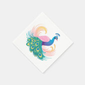 Serviette En Papier Papier Peacock (Coin)