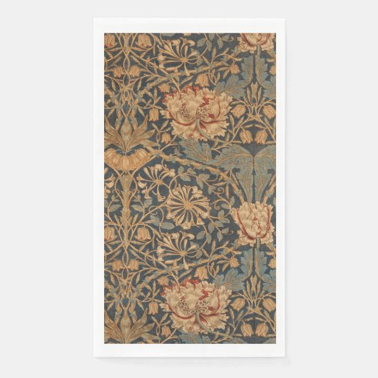 Serviette En Papier Papier peint riche de chèvrefeuille de William Mor (Devant)