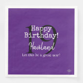 Serviette En Papier Papier personnalisable Napkins HAMbyWG (Devant)