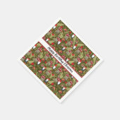 Serviette En Papier Papier personnalisé Gnomes et Champignons adorable (Coin)