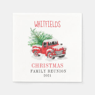 Serviette En Papier Papier personnalisé pour réunion de famille pendan
