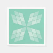 Serviette En Papier Papier - Pétales en diamant (Devant)