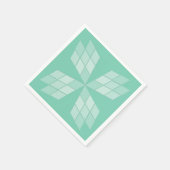 Serviette En Papier Papier - Pétales en diamant (Coin)