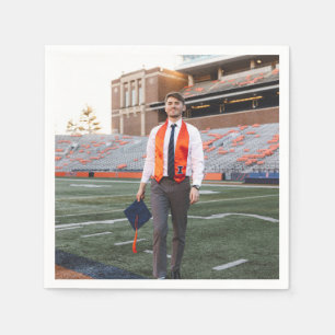 Serviette En Papier Papier photo du groupe de diplômés