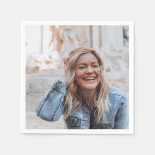 Serviette En Papier Papier photo personnalisé