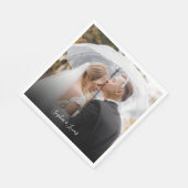 Serviette En Papier Papier photo personnalisé imprimé sur mesure (Coin)