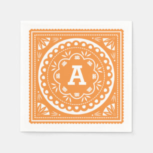 Serviette En Papier Papier Picado Papier serviettes - Orange