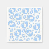 Serviette En Papier Papier, Pieds bébé éléphant garçon (Devant)